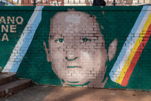 AS Roma Cares And Fondazione SS Lazio 1900 Unveils New Mural