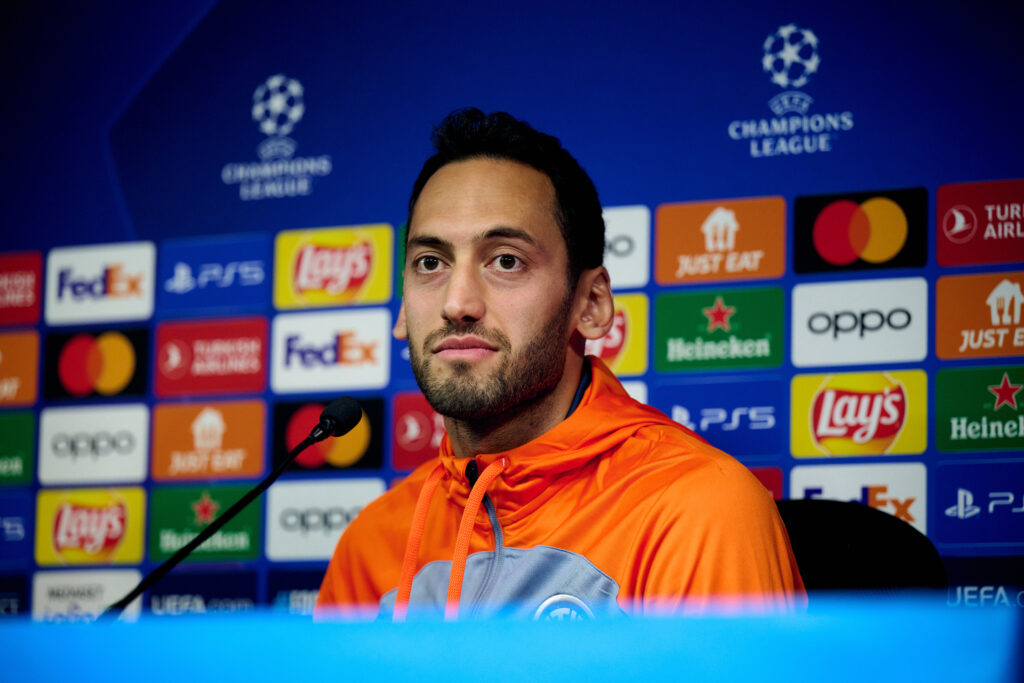 FC Internazionale Training Session And Press Conference - UEFA Champions League 2023/24