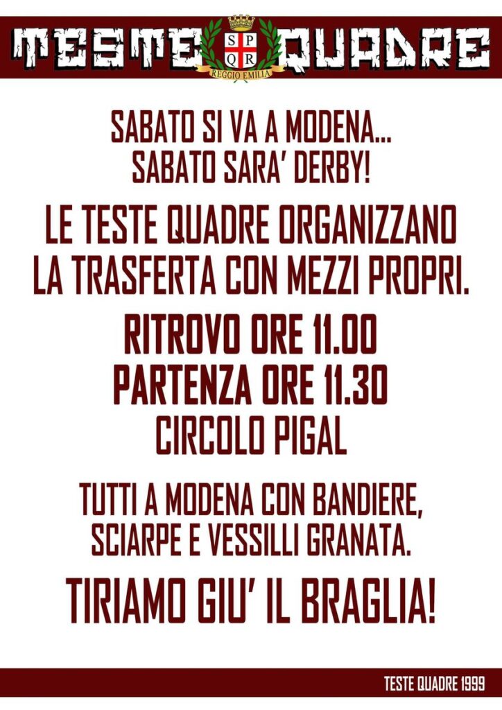 CURVA REGGIANA