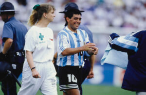 Maradona's last international match
