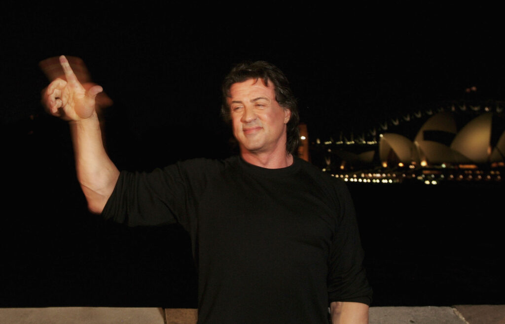 Sylvester Stallone Attends Rocky Balboa Premiere