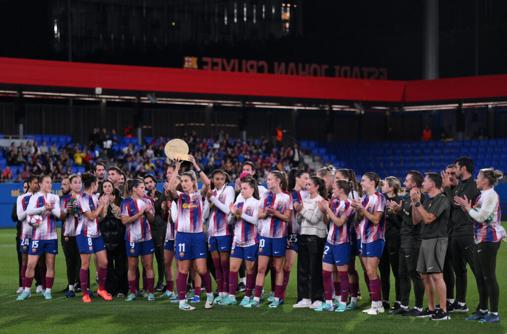 FC Barcelona v SL Benfica: Group A - UEFA Women's Champions League 2023/24