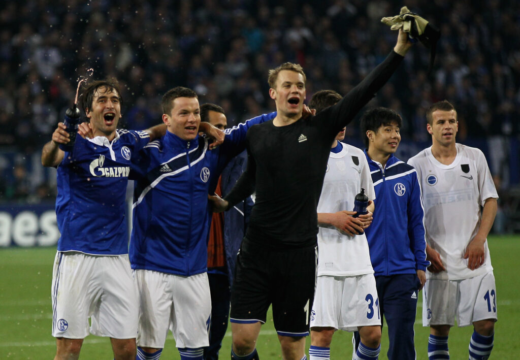 Schalke 04 v Inter Milan - UEFA Champions League Quarter Final