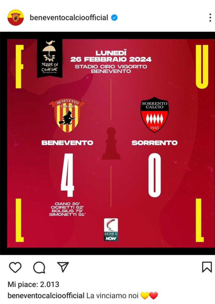 BENEVENTO DERBY