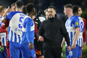 Brighton &amp; Hove Albion v AS Roma: Round of 16 Second Leg - UEFA Europa League 2023/24