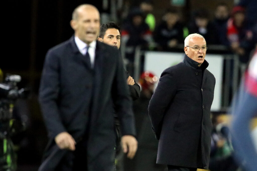 Ranieri durante Cagliari-Juventus