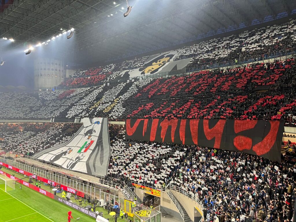 Coreografia Milan derby Milano