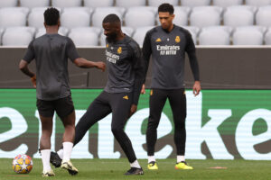 Real Madrid Training Session And Press Conference - UEFA Champions League 2023/24