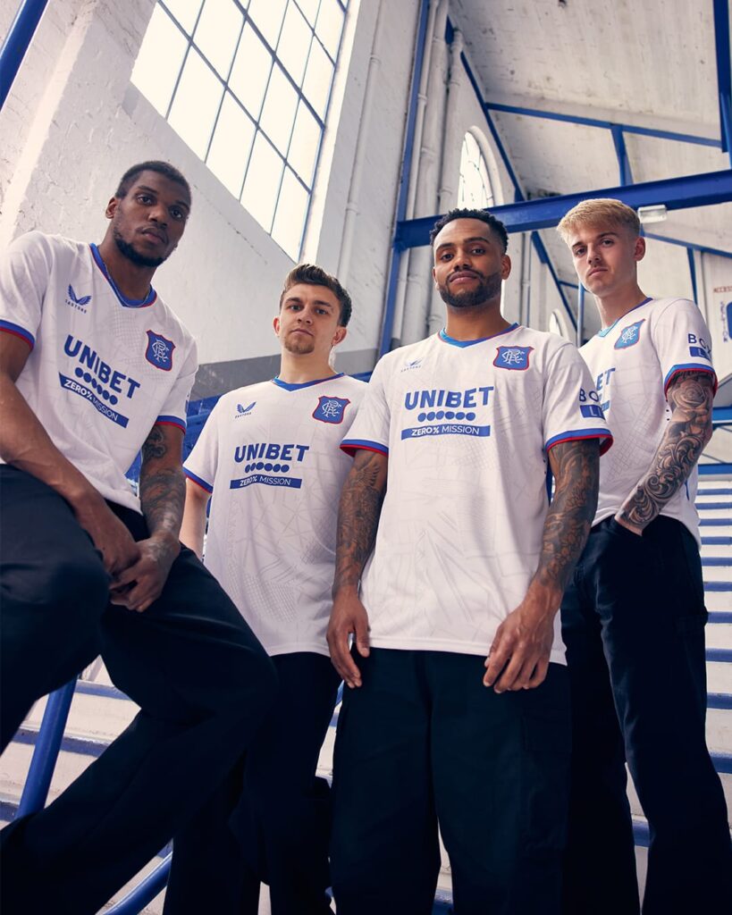 Nuova divisa da trasferta dei Rangers