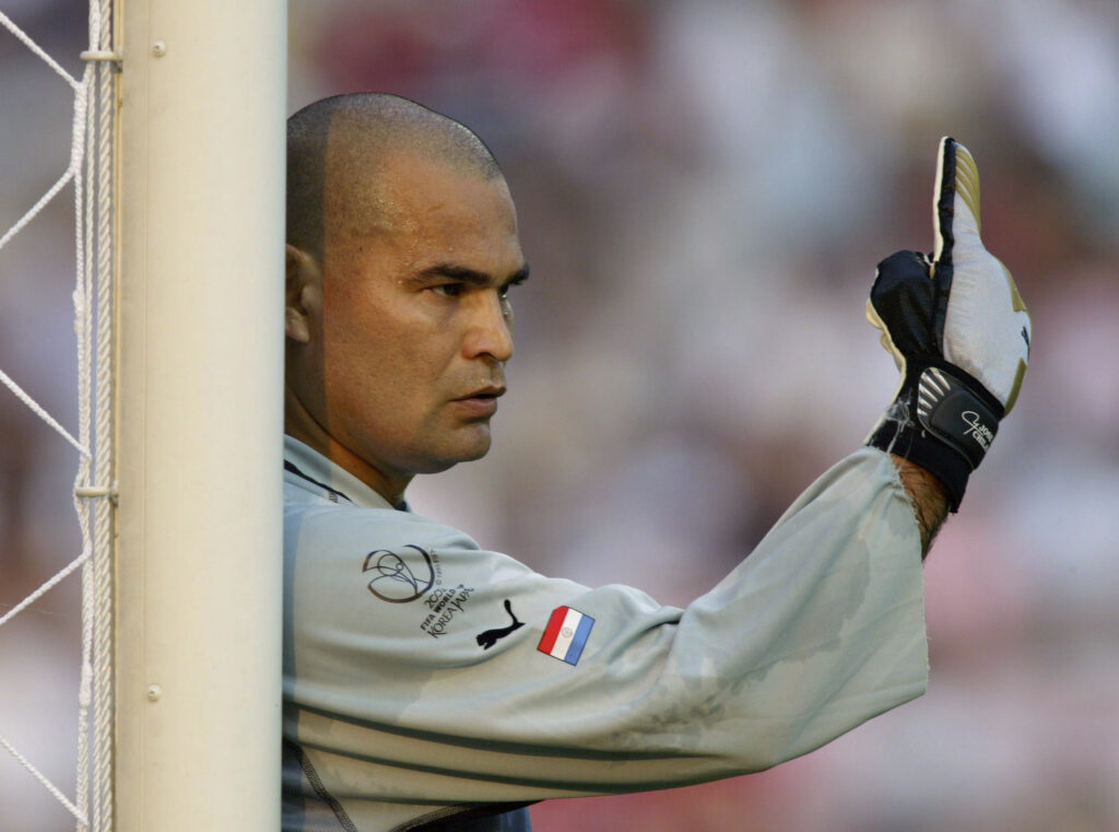 FUSSBALL: WM 2002 in JAPAN und KOREA, ESP - PAR 3:1