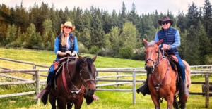 Carlo Ancelotti in compagnia della moglie in vacanza in Montana - Foto tratta da Account Instagram Carlo Ancelotti