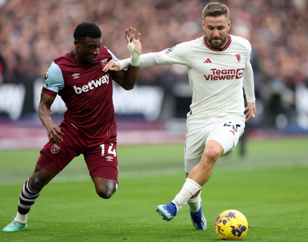 Luke Shaw al Manchester United