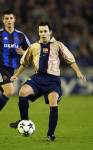 Andres Iniesta of Barcelona