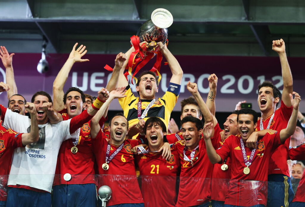 Spagna, Campione d'Europa nel 2012