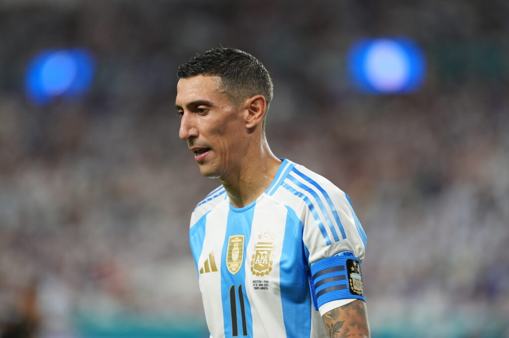 Di Maria con la maglia dell'Argentina