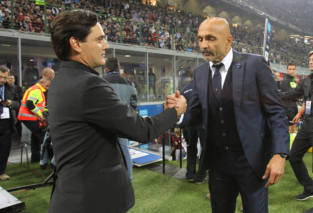 Vincenzo Montella e Luciano Spalletti