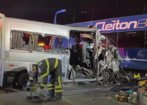 Tragedia Corinthians, tre tifosi sono morti a seguito di un incidente stradale di ritorno dalla partita contro il Cruzeiro - Foto tratta da Account X BandSports