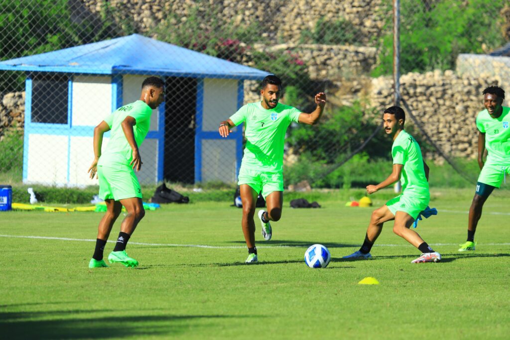 I kuwaitiani del Kazma in allenamento - Foto tratta da Account X Kazma