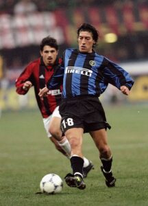 Ivan Zamorano of Inter Milan