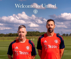 Ruud van Nistelrooy e Rene Hake sono due nuovi assistenti di Ten Hag al Manchester United - Foto tratta da Account Instagram Manchester United