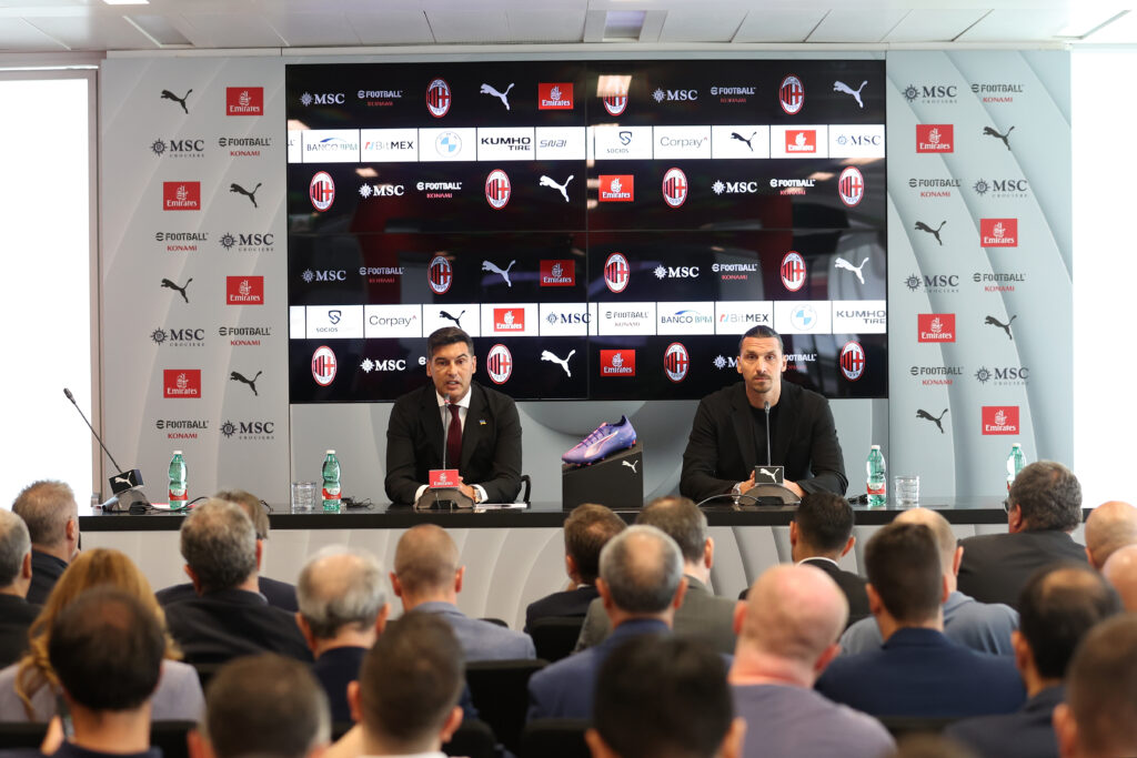AC Milan Training Session &amp; Press Conference