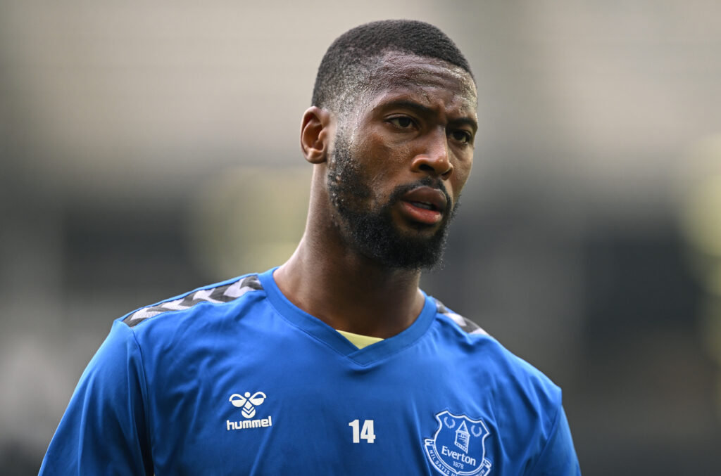 L'attaccante portoghese dell'Everton ed ex Udinese, Beto. (Foto di Stu Forster/Getty Images)