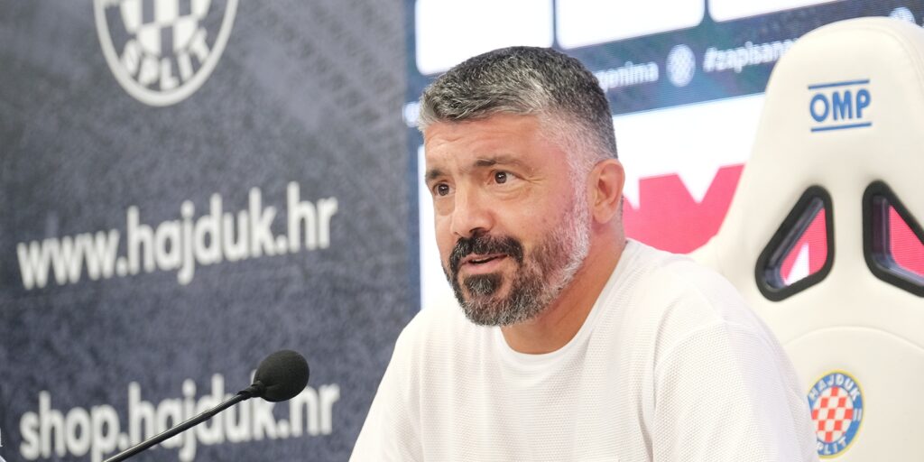 Hajduk, Gattuso dopo la Conference: "Cresceremo di partita in partita"