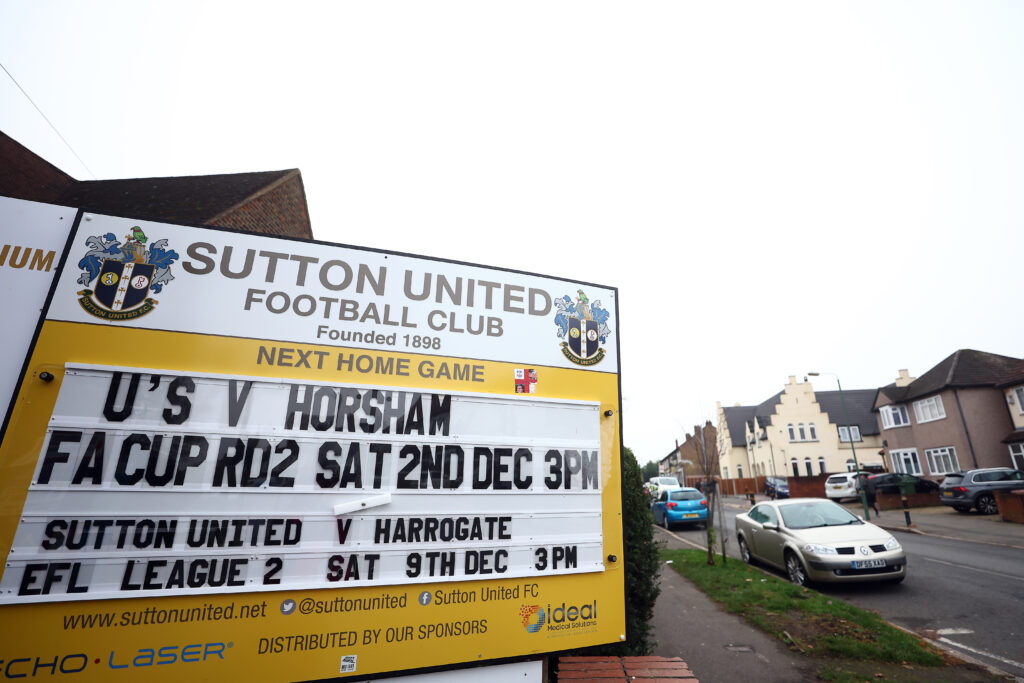 Sutton United v Horsham - Emirates FA Cup Second Round