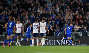 Vardy prende in giro il Tottenham per gli zero titoli in Premier League