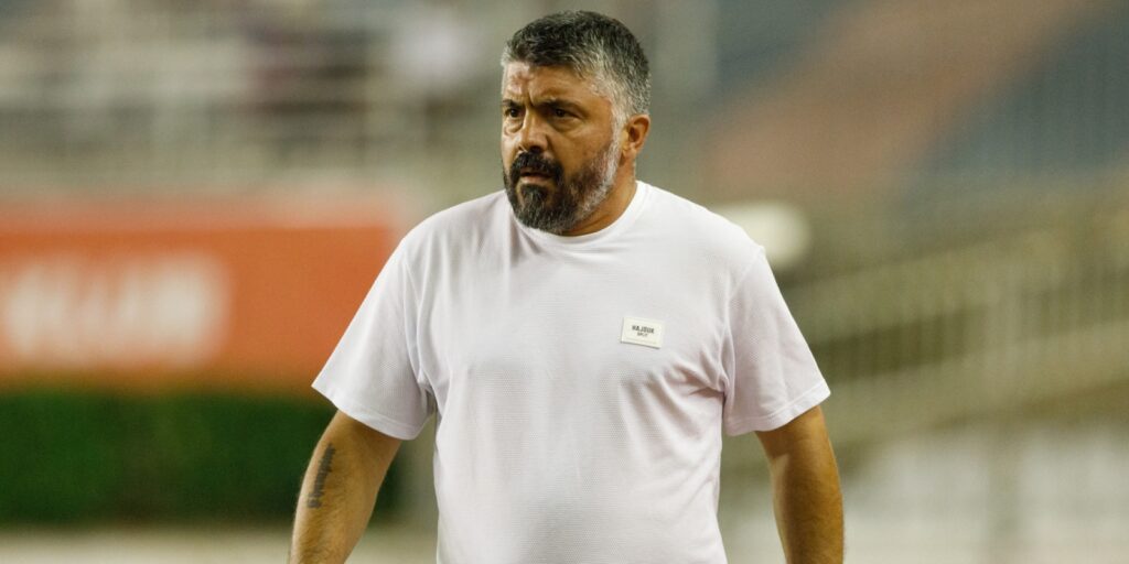 Gattuso, allenatore Hajduk Spalato (Foto tratta da profilo X @hajduk)