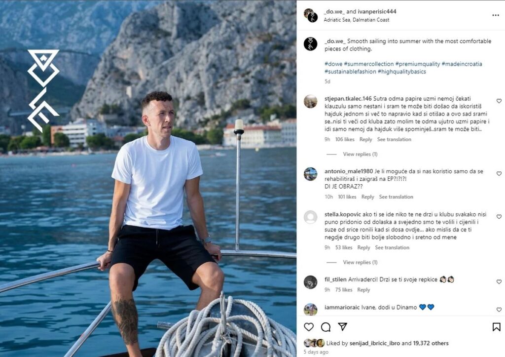 Hajduk, Gattuso: "Venti giorni fa Perisic mi ha chiesto di andare via"