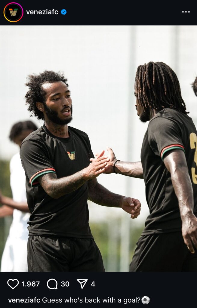 Venezia, vittoria nell'amichevole contro il Tabor Sezana: in gol Busio