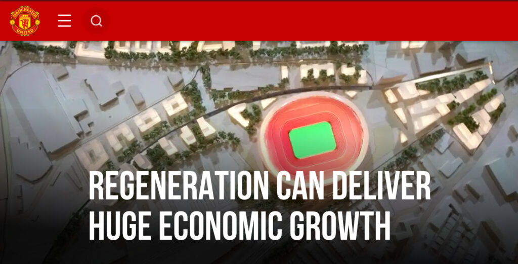 Manchester United, pubblicate le foto di quello che sarà il "New Trafford"