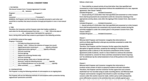 Contratto di consenso sessuale in Spagna - Foto tratta da Account X Miguel Galan