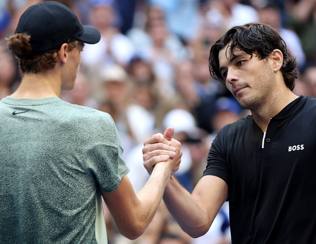 US Open, Sinner supera in tre set in finale Taylor Fritz