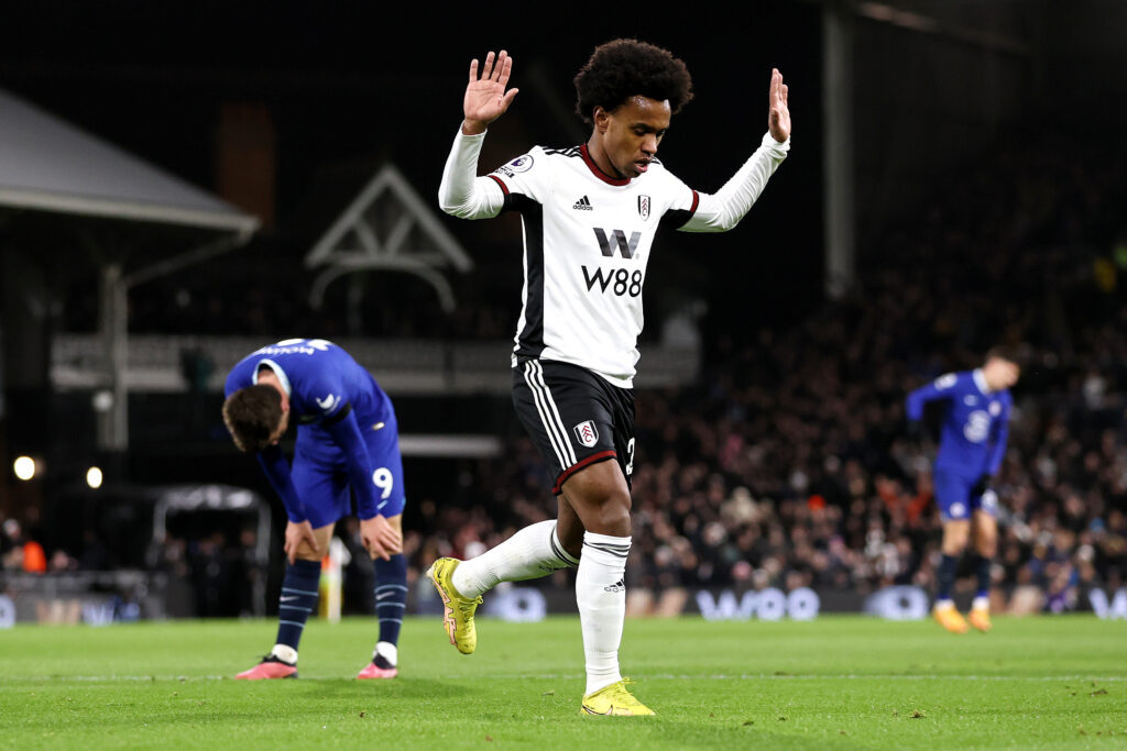 Willian ai tempi del Fulham ora giocherà all'Olympiakos