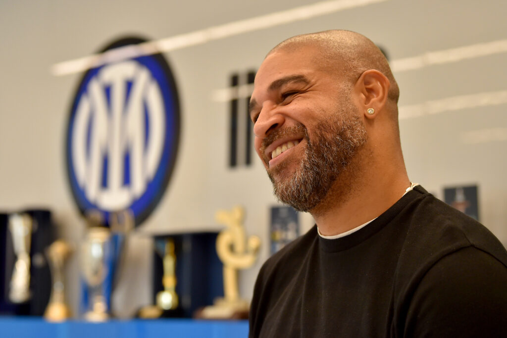 FC Internazionale Legend Adriano Visits Club's Headquarters