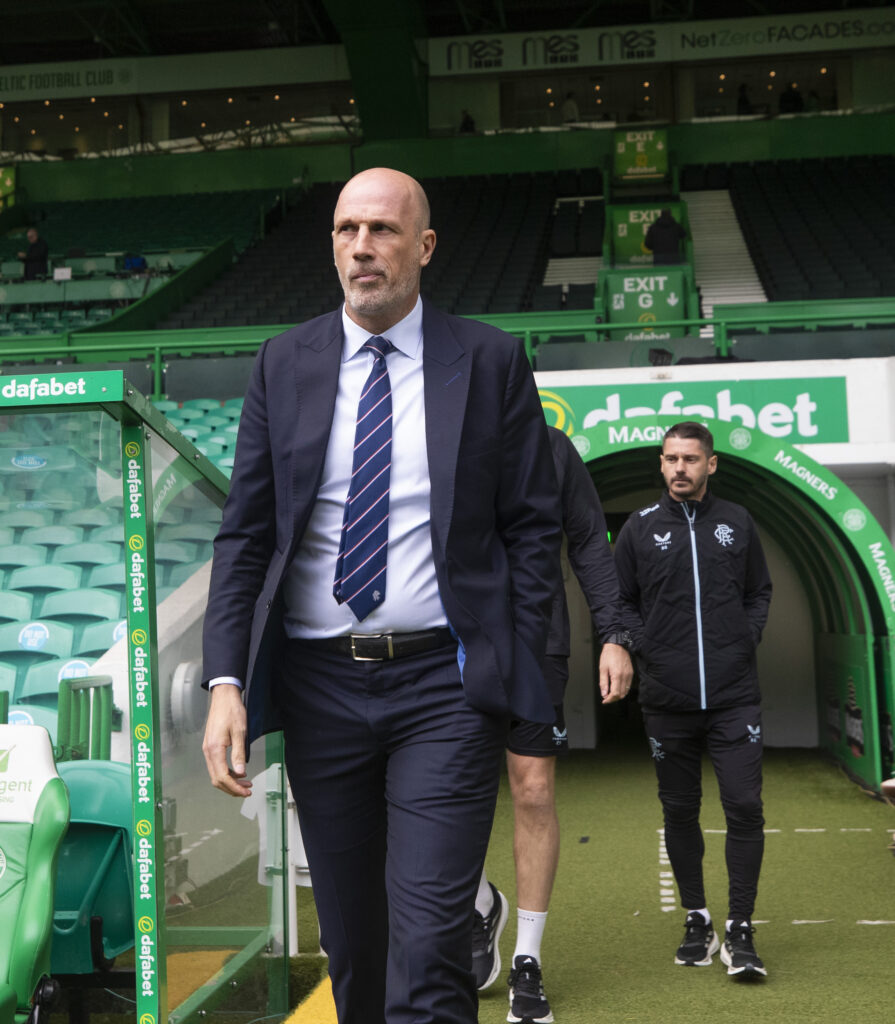 Rangers, il tecnico affronta i tifosi dopo il derby perso 3-0 con il Celtic