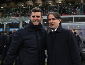 Thiago Motta e Simone Inzaghi, allenatori di Juventus ed Inter