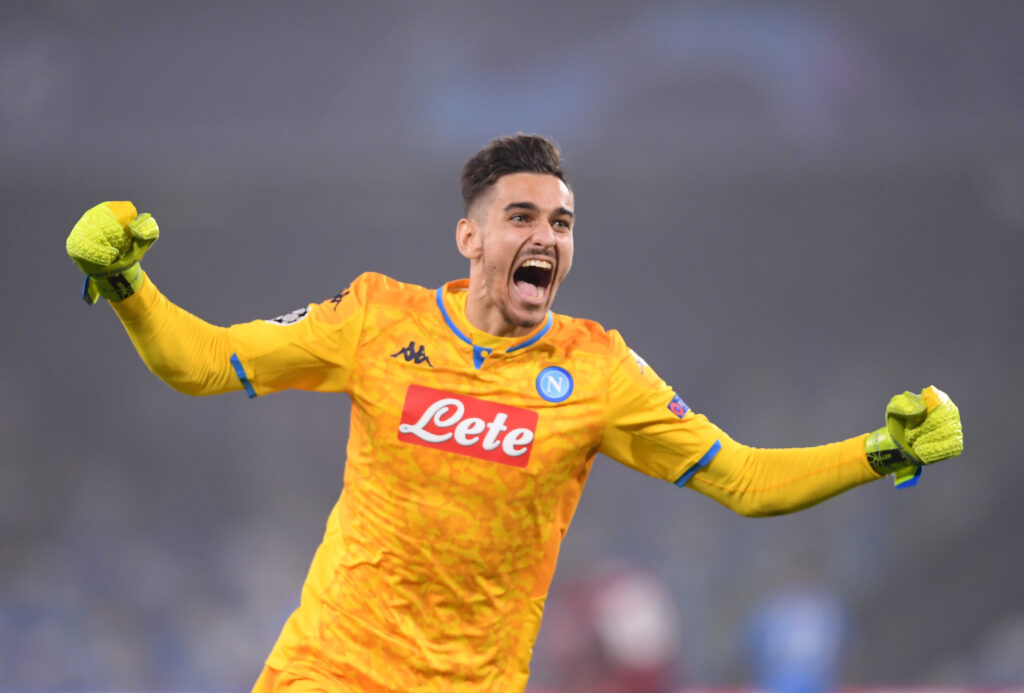 Meret portiere del Napoli