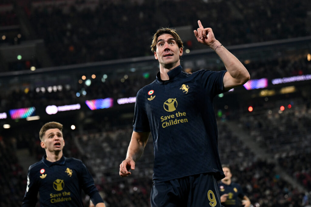 Dusan Vlahovic, attaccante della Juventus
