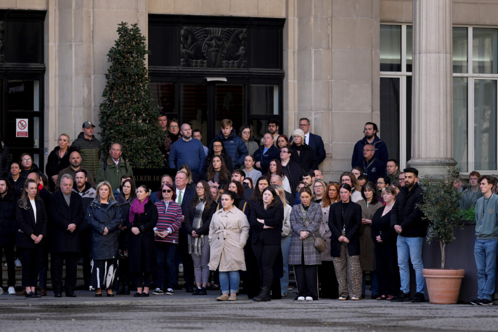 Liverpool Town Hall Commemorates 35th Anniversary Of Hillsborough Disaster