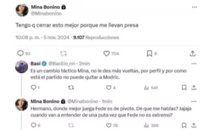 Mina Bonino, moglie di Valverde