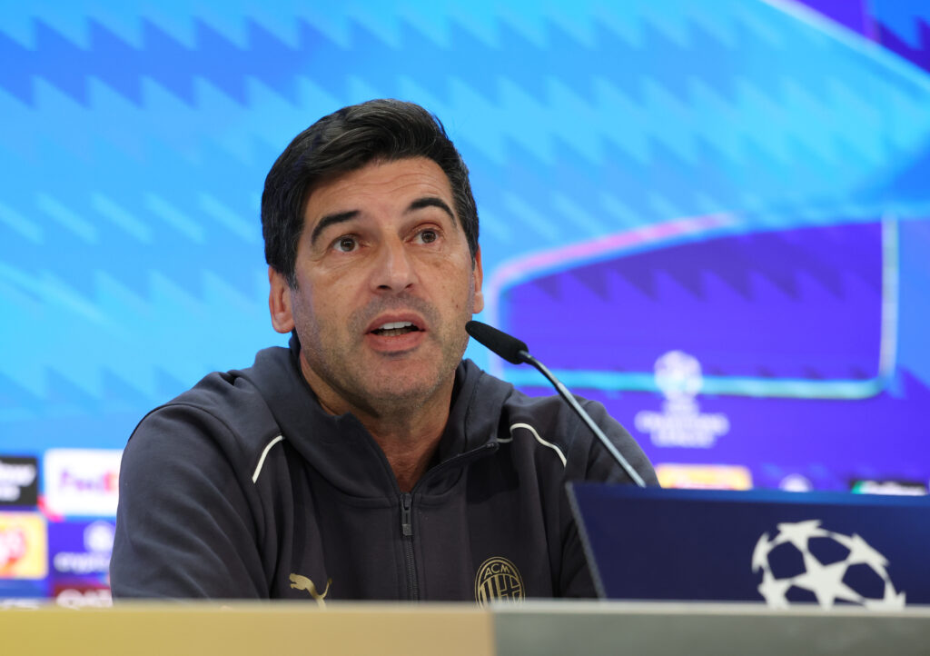 AC Milan Training Session And Press Conference - UEFA Champions League 2024/25 League Phase MD4