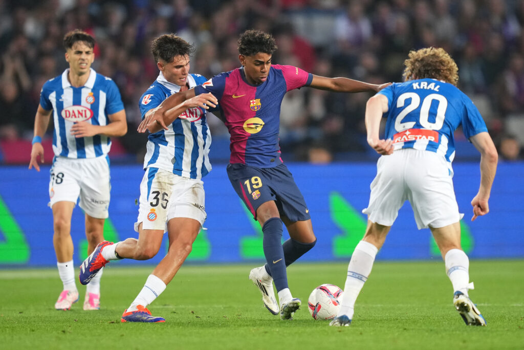 Yamal, Espanyol-Barcellona