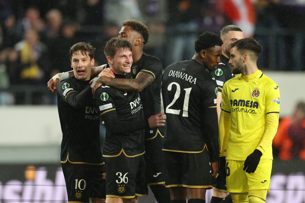 RSC Anderlecht v Villarreal CF: Round of 16 Leg One - UEFA Europa Conference League