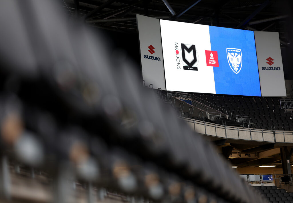 Milton Keynes Dons v AFC Wimbledon - Emirates FA Cup First Round