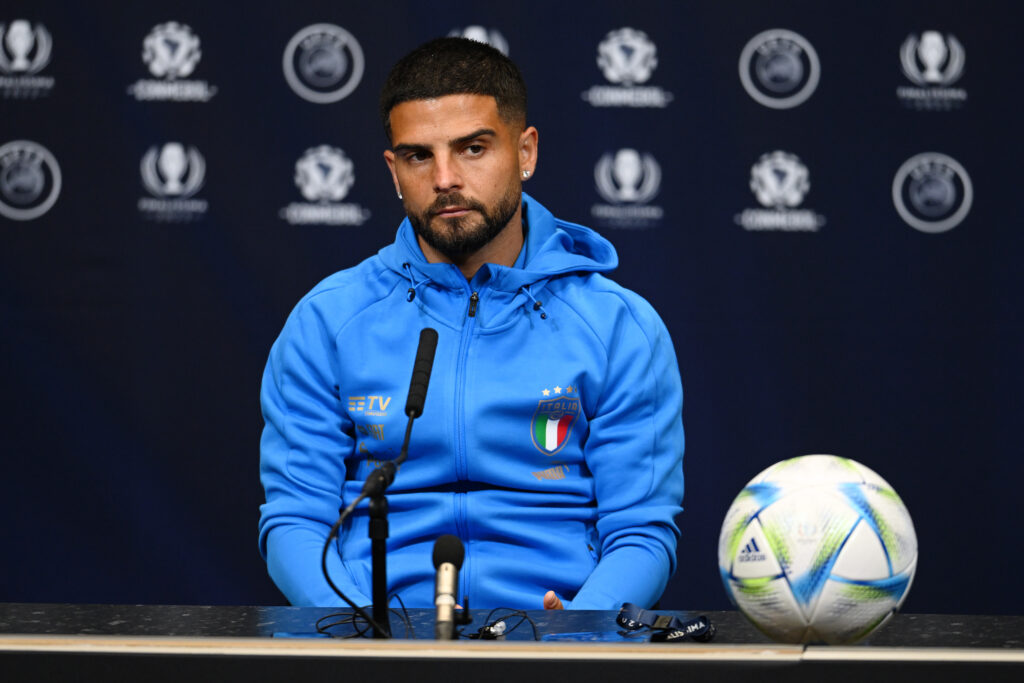 Lorenzo Insigne, con la maglia della Nazionale italiana