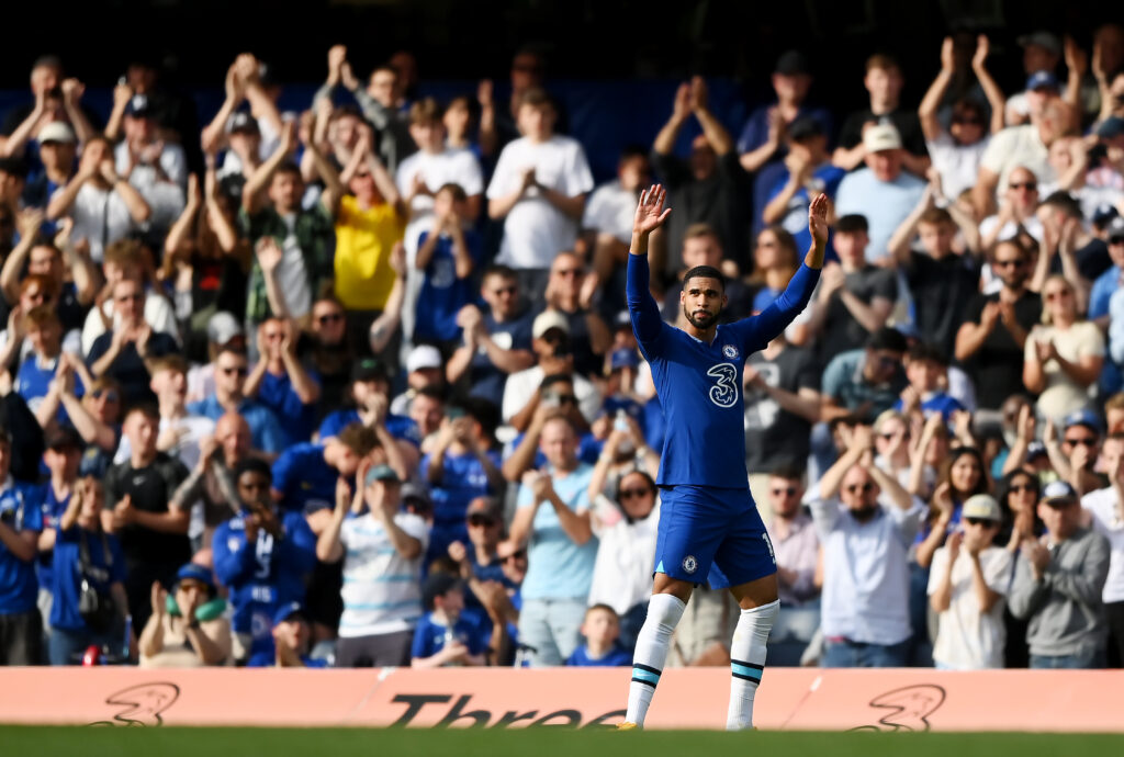 Ruben Loftus Cheek, centrocampista del Milan, ai tempi del Chelsea