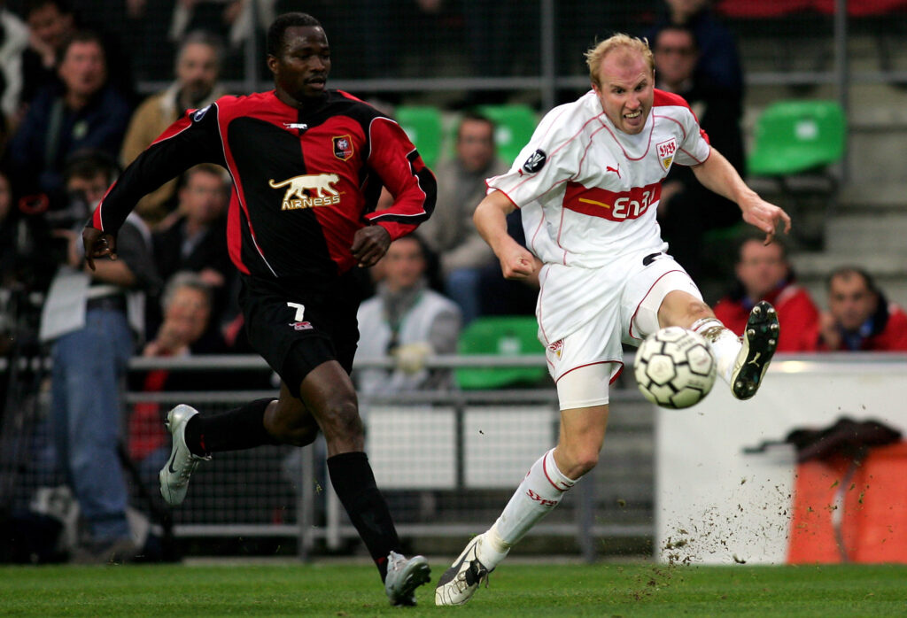 UEFA Cup match Stade Rennais FC v VfB Stuttgart
